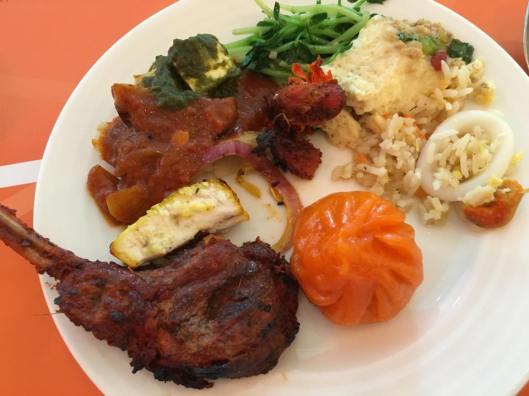 dimsum & indian pamb dish