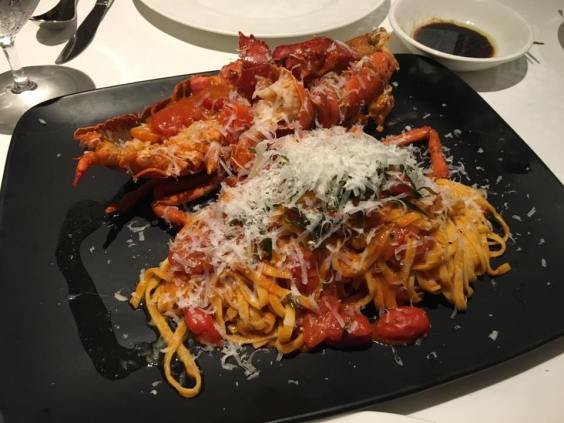 lobster taglialini is excellent...