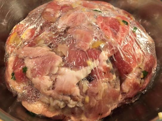 marinated pork collar