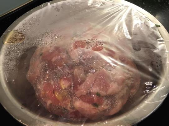 marinated pork collar