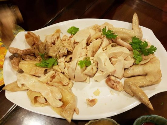 poached chicken 白斩鸡