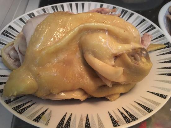 poached chicken 白斩鸡