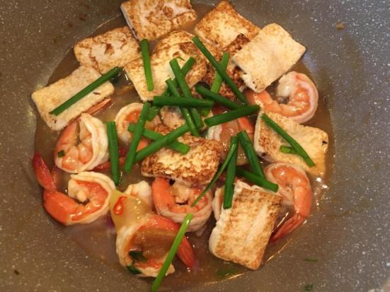 prawn tofu - recreating sik bao sin's dish