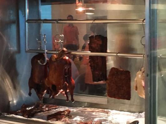 roast duck, toast pork, char siew, poached chicken