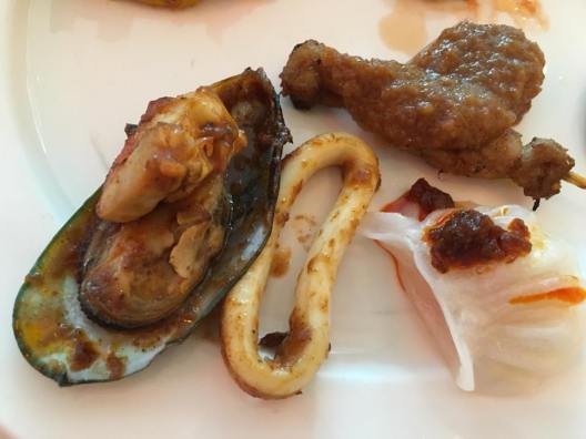 satay & sambal seafood