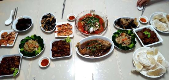 my brothers helpers cooked food