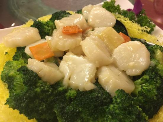 #5 scallops brocoil - brocoli was excellent!