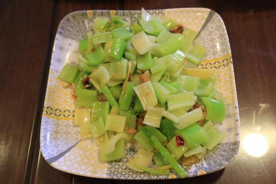 celery with salted fish