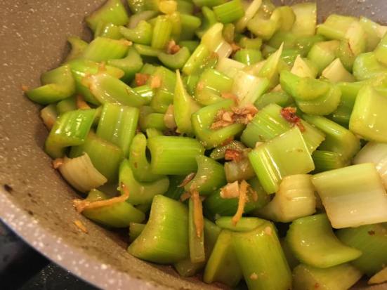 celery with salted fish