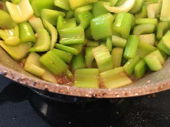 celery with salted fish
