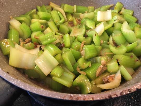 celery with salted fish