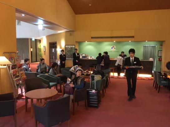 shikisai lobby - checking in