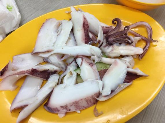 chilled sotong