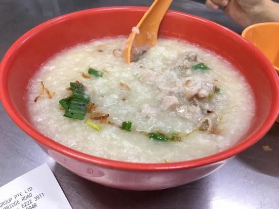 S$4 pork porridge