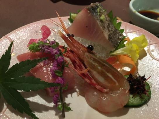 sashimi-was-good-chutoro-botan-ebi-maybe-sawari-spanish-mackerel
