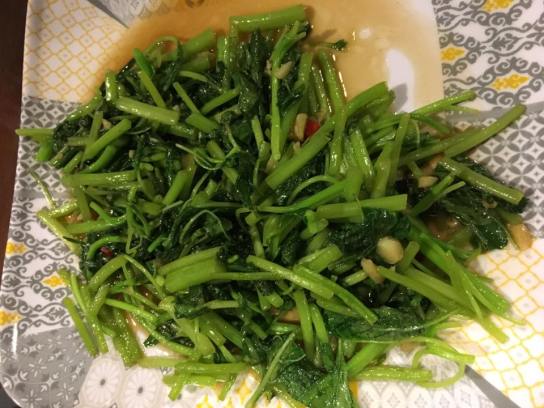 stirfried spinach