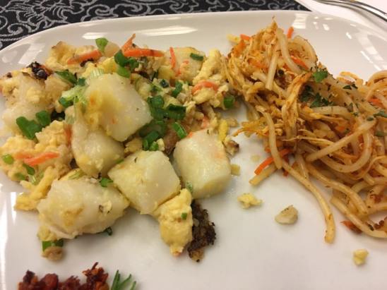 fried carrot cake asia treasures T3 lounge