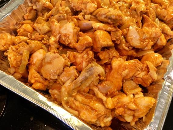 dakgalbi 닭갈비 fried chicken with gochujang