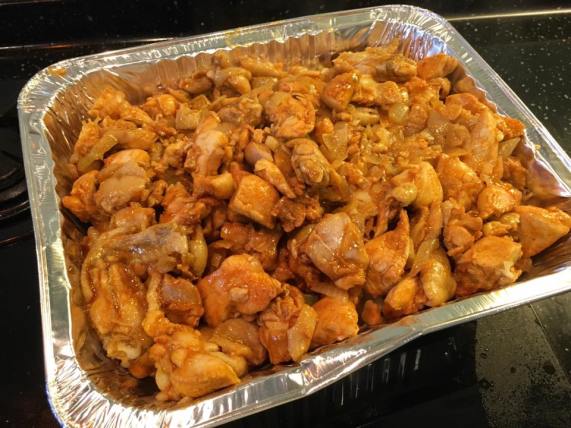 dakgalbi 닭갈비 fried chicken with gochujang