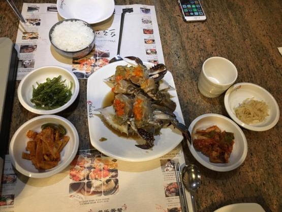 Ganjang Gejang (프로간장게장) raw sauce crab dinner