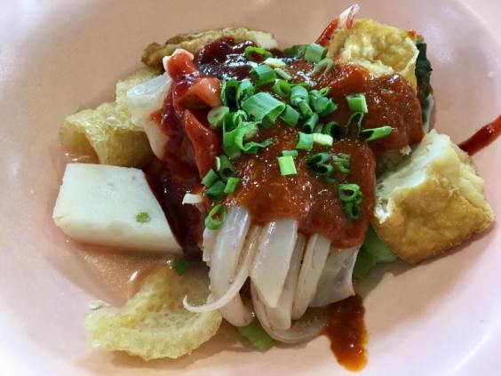yong tau foo - S$4.10 for 7 items