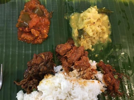 plain rice set with 2 veg items