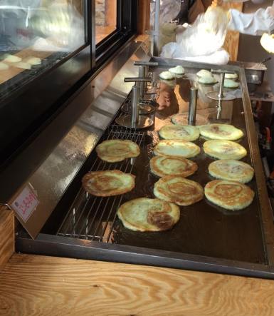 red bean fried pastry nami Island 남이선 南怡岛