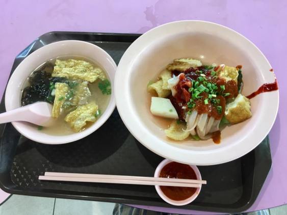yong tau foo - S$4.10 for 7 items