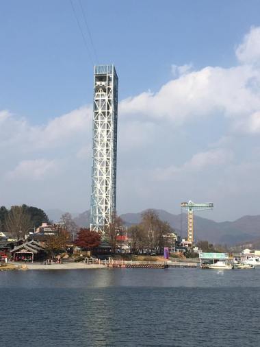 zip wire nami Island 남이선 南怡岛