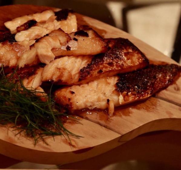 #3 teriyaki salmon belly
