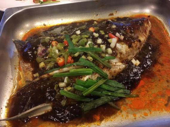 black bean sauce song fish head 松鱼头