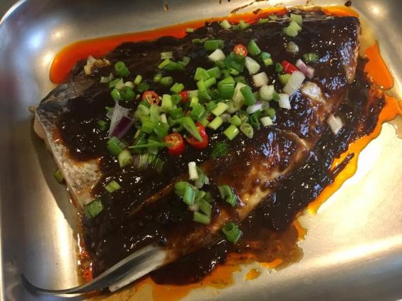 black bean sauce song fish head 松鱼头