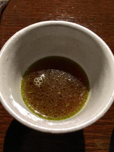 bouillon of duck (a consomme)