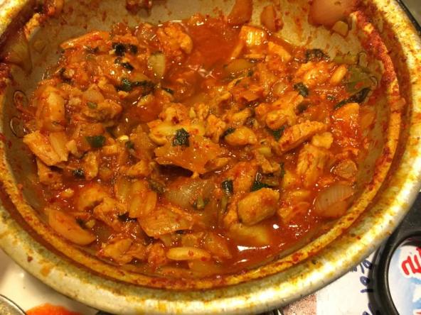 some mixed meat dish @ newmaul sikdang 새마을식당 - 6,000won