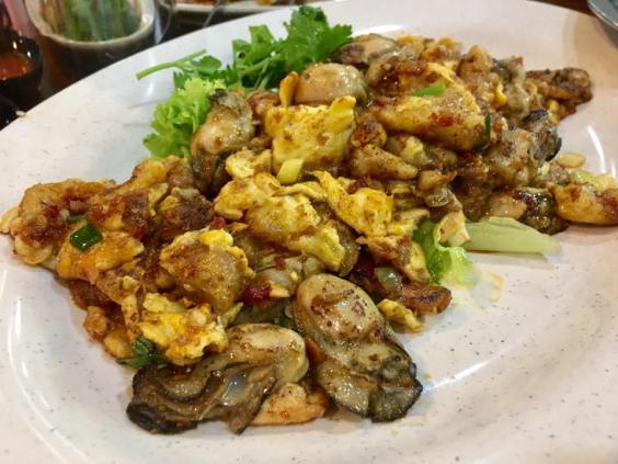 oyster omelette