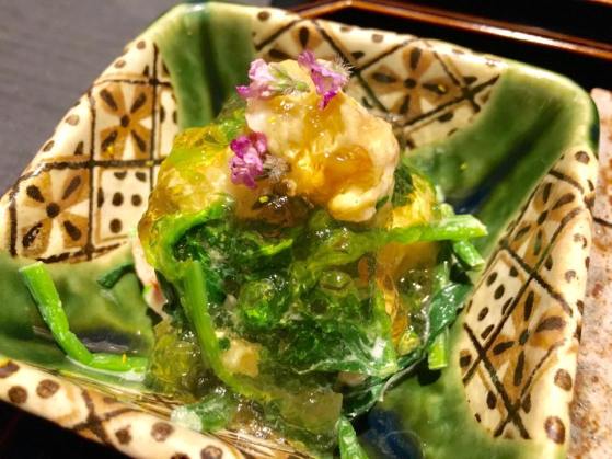 prawn & spinach aapetizer