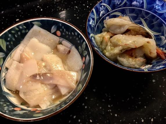 prawns & sotong for seafood spaghetti