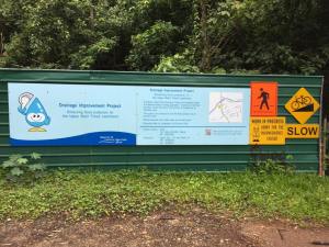 drainage project diversion - rail corridor