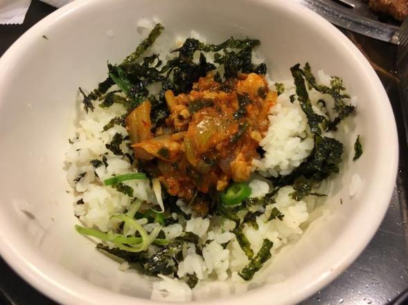 rice came with mixed meat dish @ newmaul sikdang 새마을식당 - 6,000won