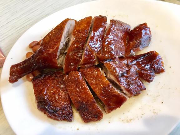 roast duck portion