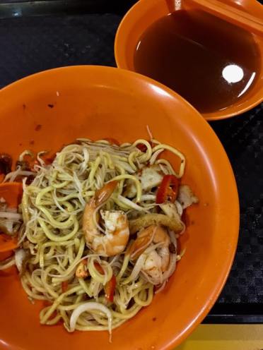 S$3 prawn noodles dry