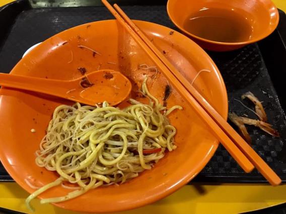S$3 prawn noodles dry