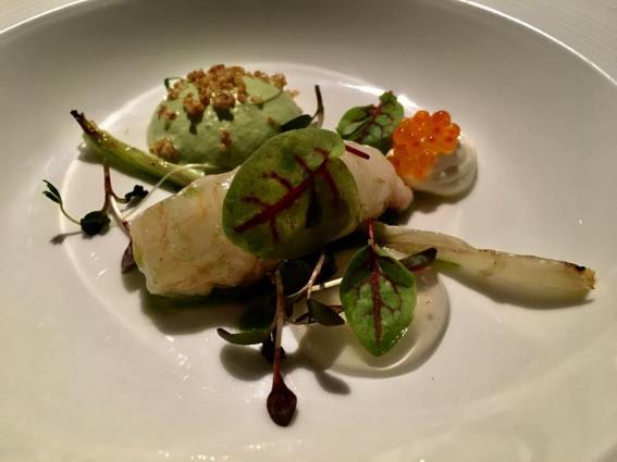 scottish langoustine with cod roe