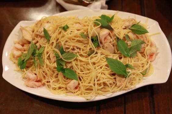 seafood alio olio