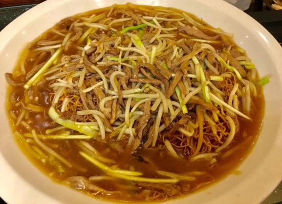 shredded duck crispy noodles 鸭丝生面 (foc) 