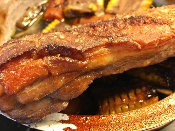 slow roasted belly pork