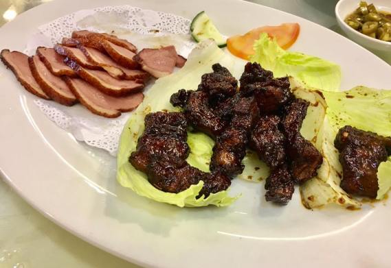 smoked duck with char siu