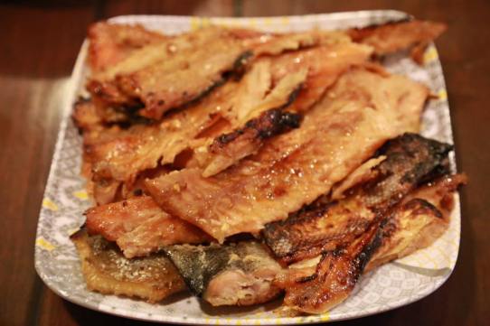 teriyaki salmon belly (more bones than belly, still very nice)