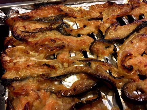 #3 teriyaki salmon belly