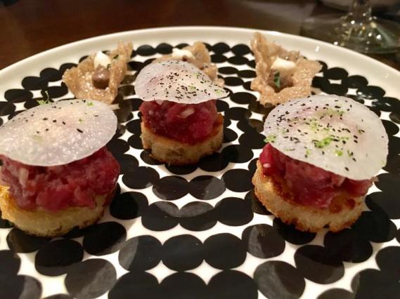 toast of beef tatare